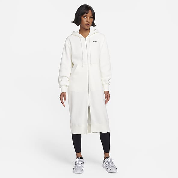 Womens White Hoodies Pullovers. Nike